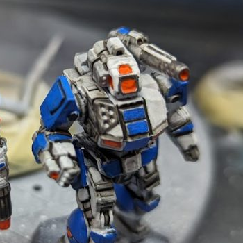 Shadow Hawk miniature painted in Ice Planet colors