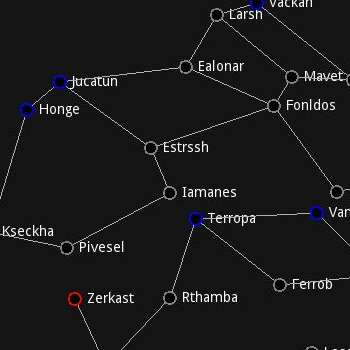 Screenshot of mpevmvp, featuring an iconic EV style map